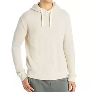 Monrow Cream Pullover Hoodie Sweatshirt